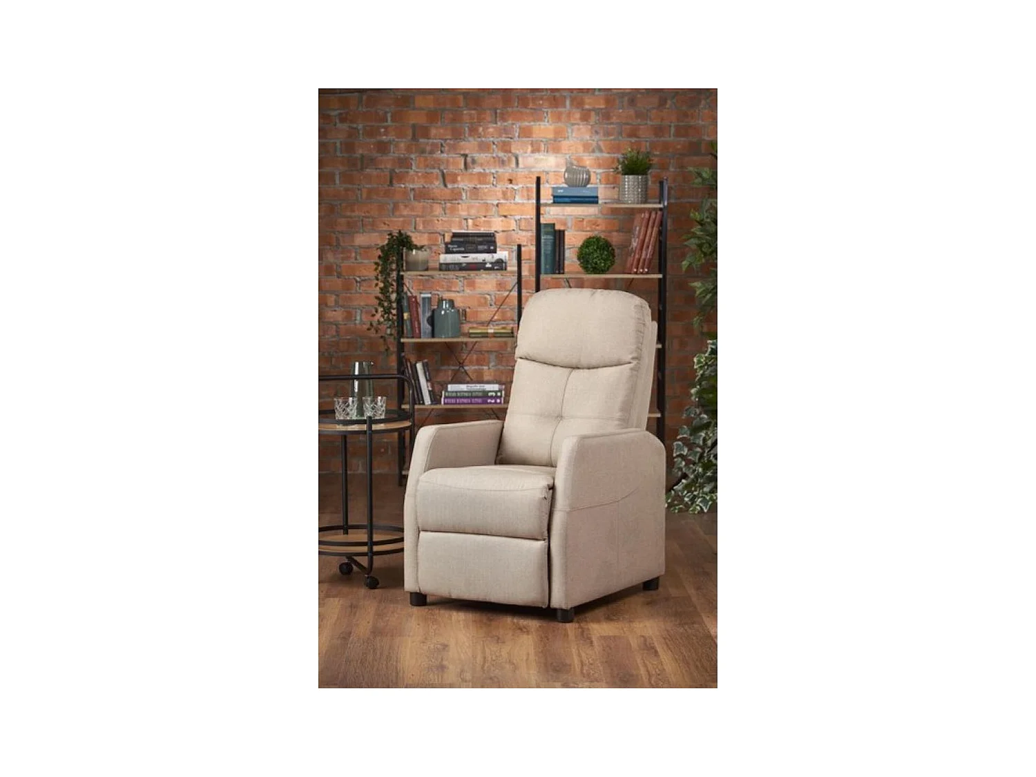 Relax Sessel Felipe/Stoffbezug/Beige