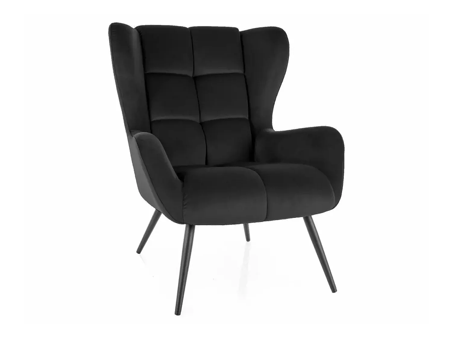 Relax Fauteuil Louis/Tissu/noire