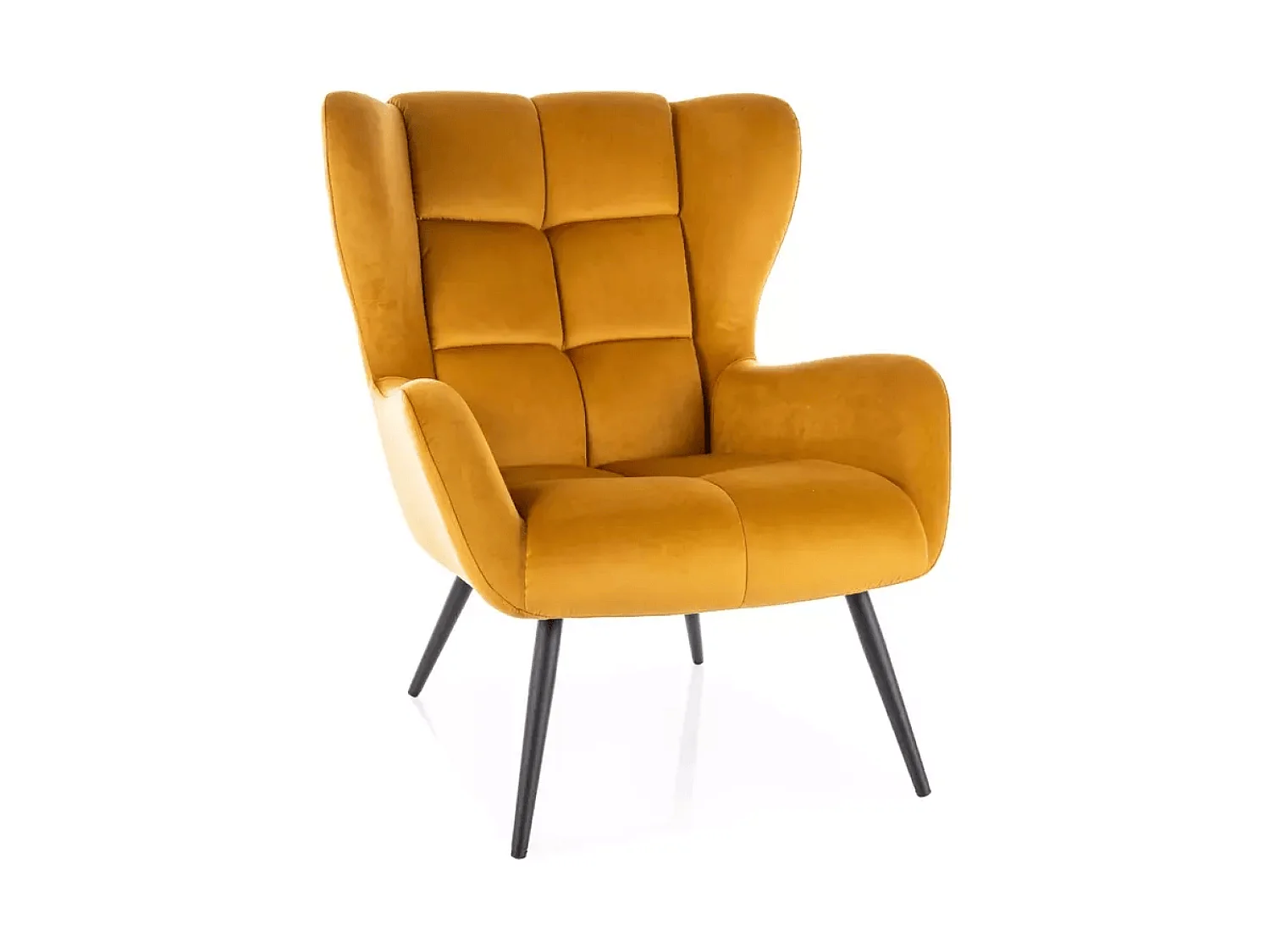 Relax Fauteuil Louis/Tissu/jaune