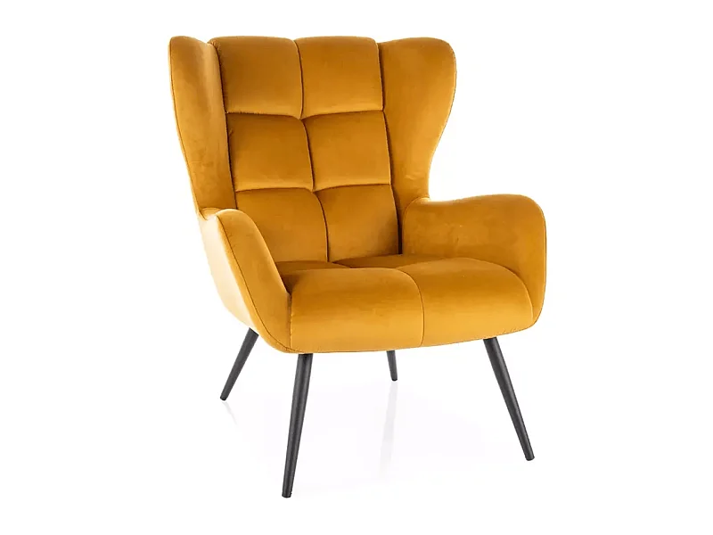 Relax Sessel Louis/Stoffbezug/Gelb