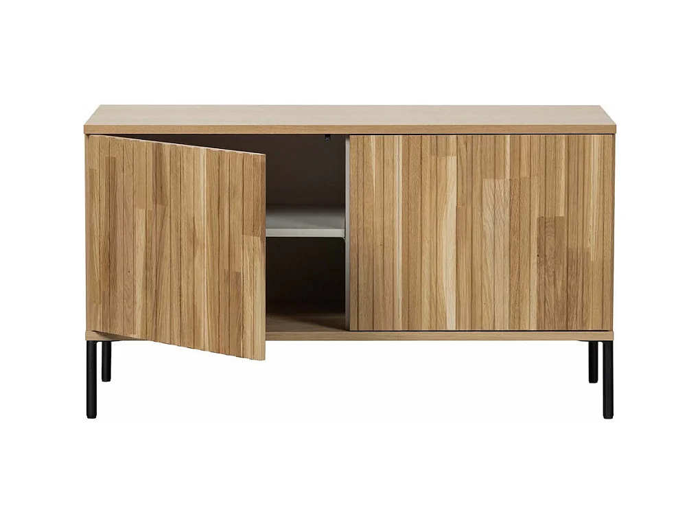 GRAVURE - Mobile TV in rovere naturale L100