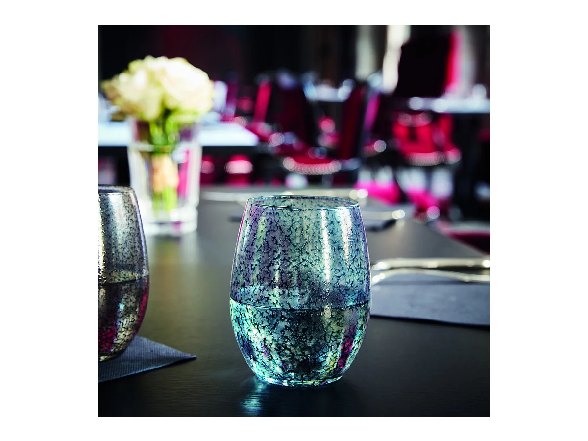 Primary Handcraft - 6 gobelets Bleu 36 cl