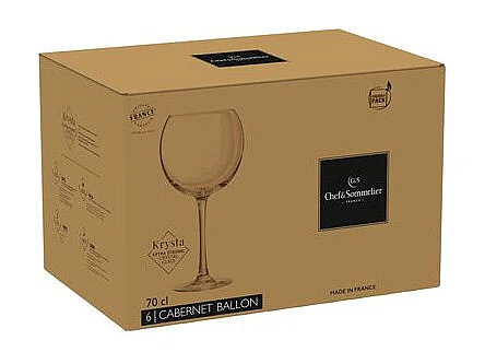 Cabernet Ballon - 6 verres à pied 70cl
