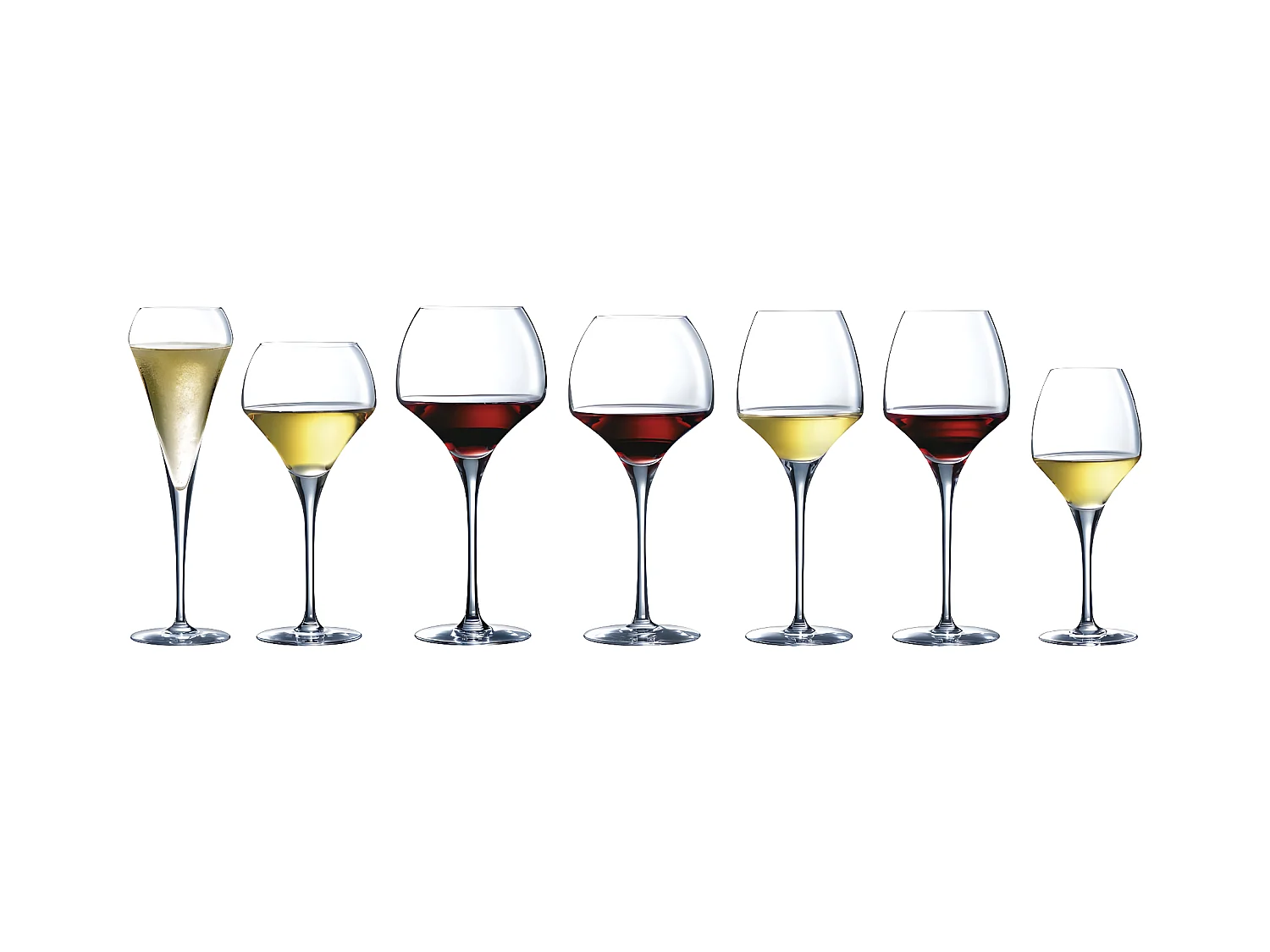 Set di 6 calici Tannic Open Up da 55 cl - Collezione design in Kwarx