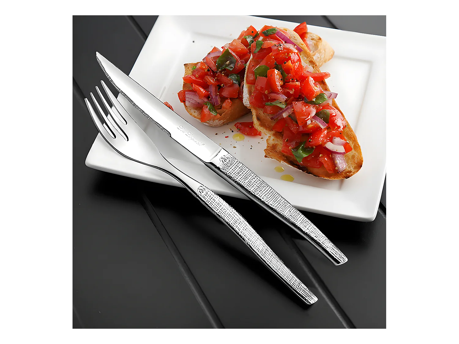 Jet Textil - Ménagère 24 couverts steaks