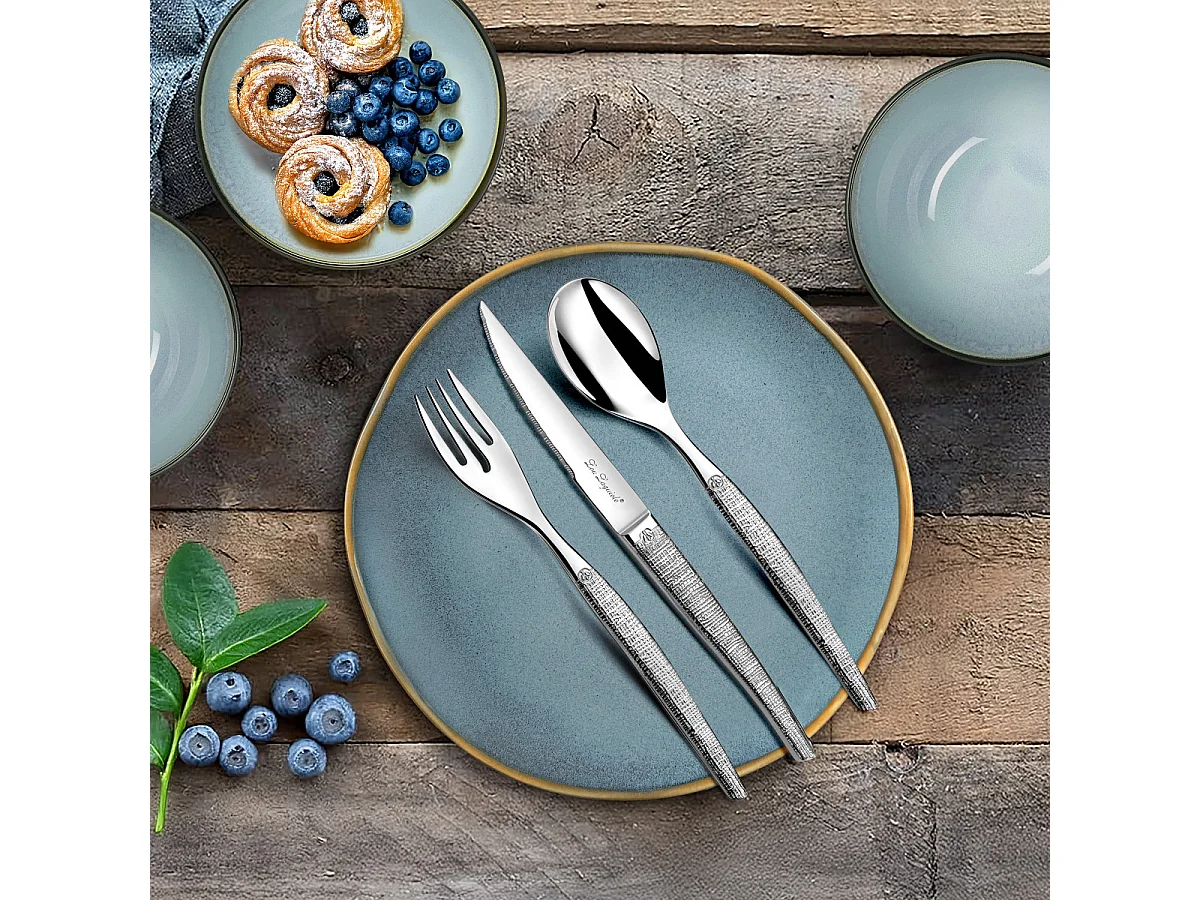 Jet Textil - Ménagère 24 couverts steaks