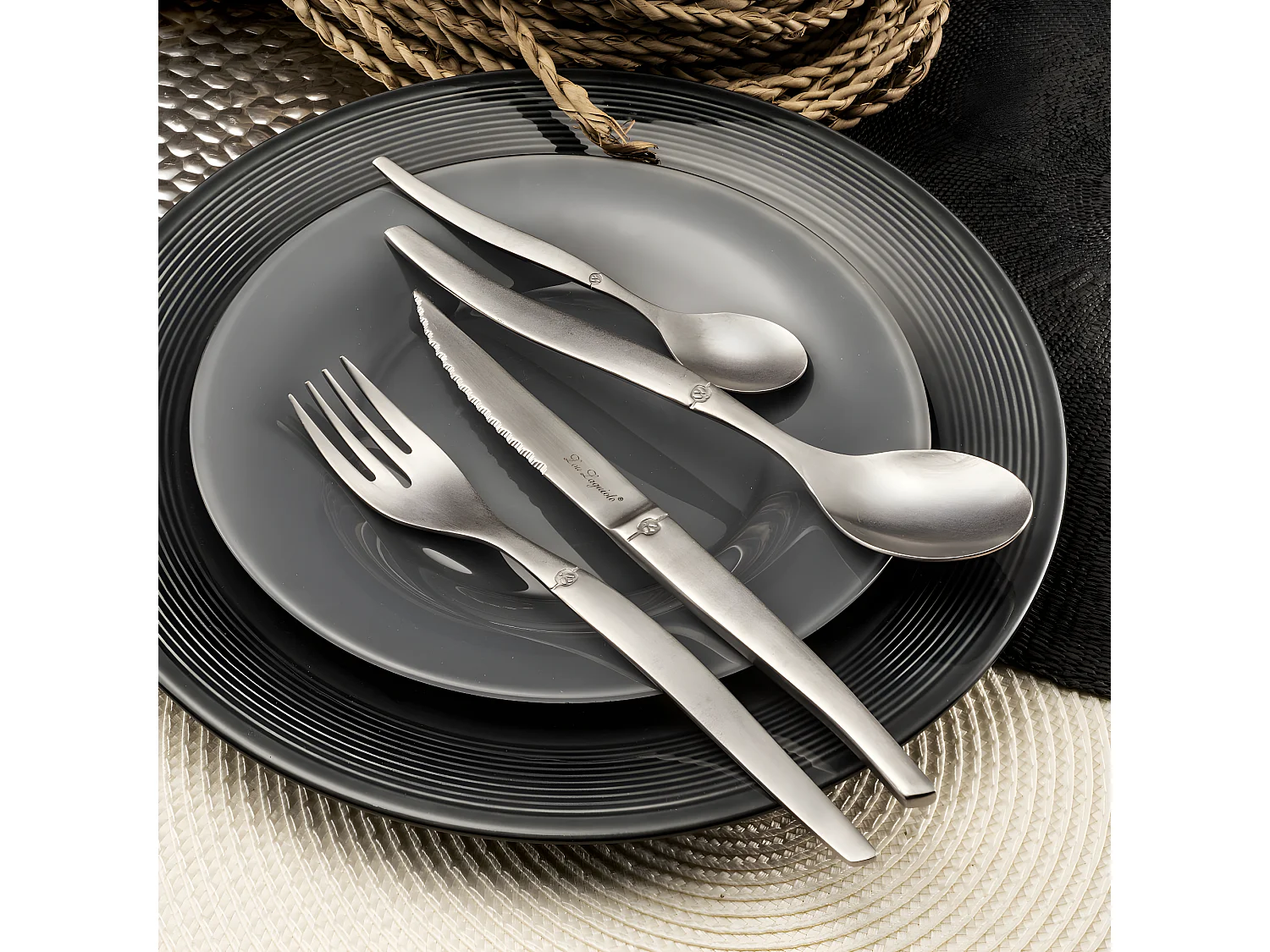 Jet Vintage Inox - Ménagère 24 pièces