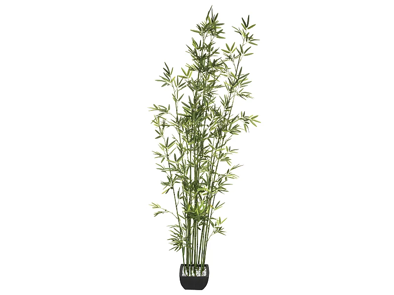 Plante artificielle Bambou Pot en Céramique H 180 cm
