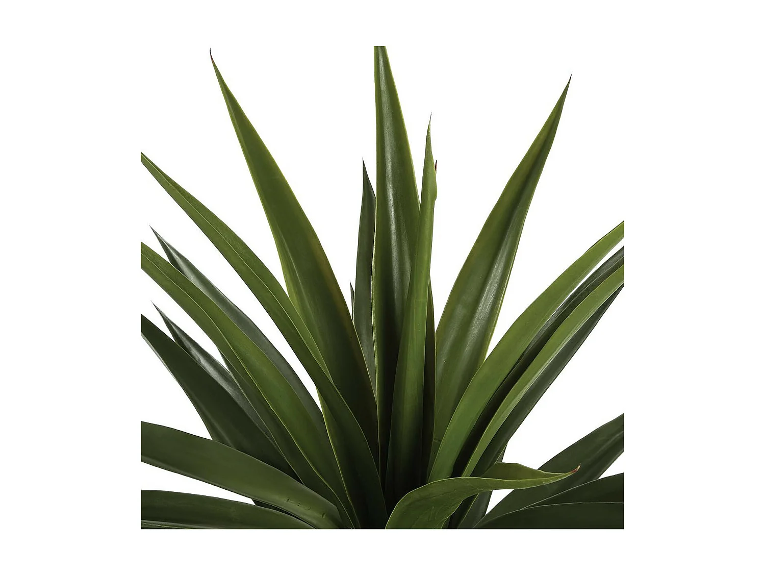 Plante verte artificielle Agave en pot H 124 cm