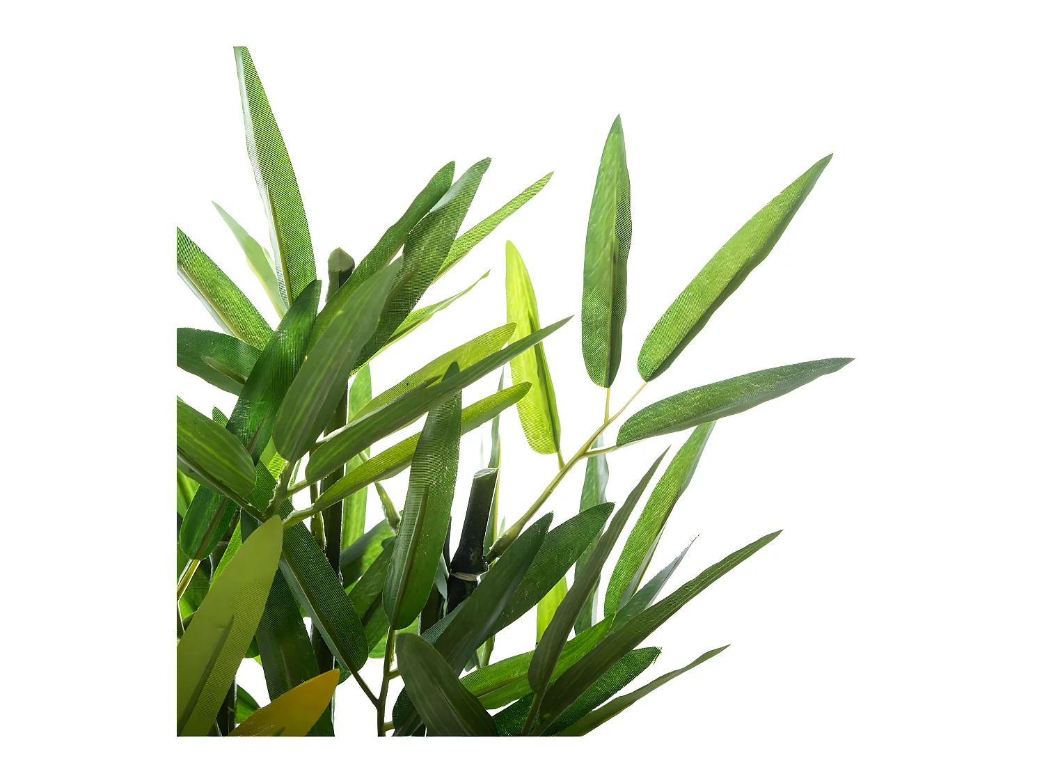 Plante artificielle Bambou dans un pot en céramique H 26 cm