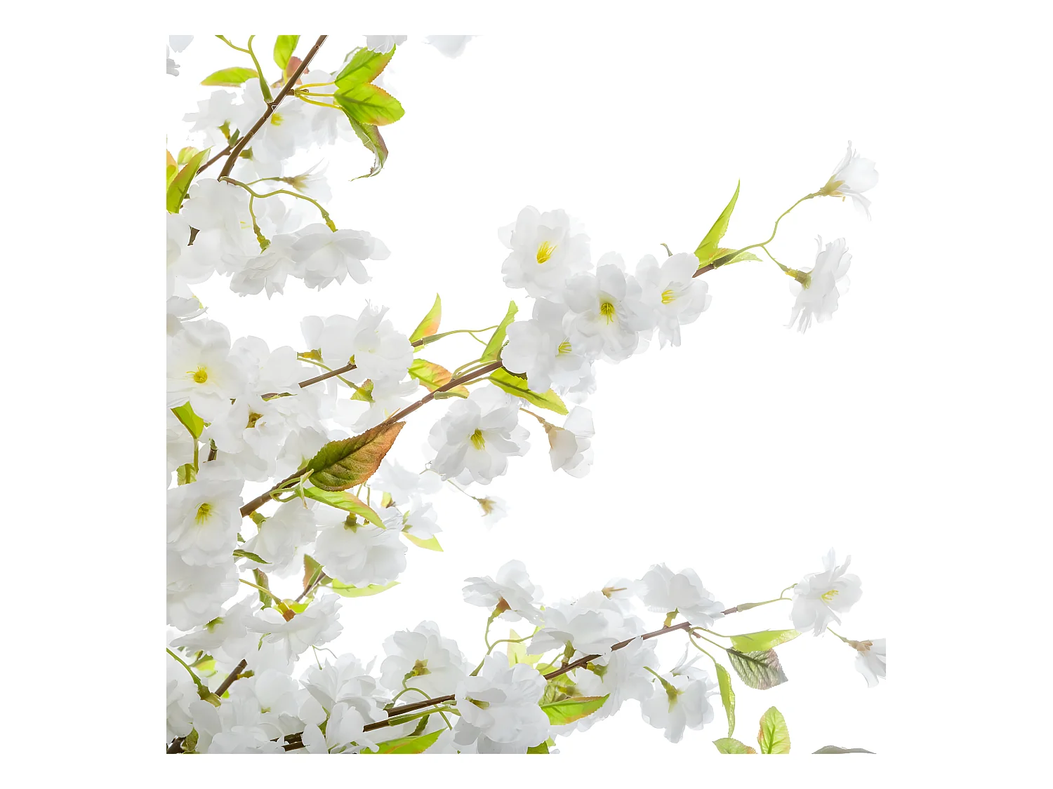 Plante artificielle Cerisier Blanc dans son Pot H 200 cm