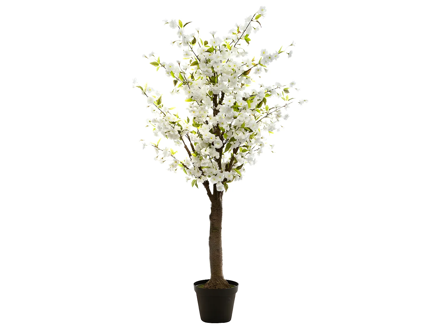 Plante artificielle Cerisier Blanc dans son Pot H 200 cm