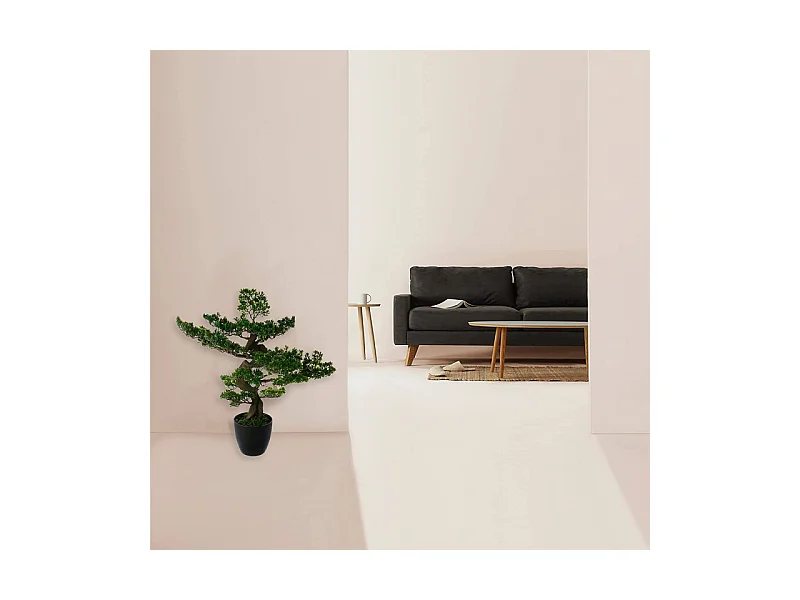 Plante artificielle Bonsaï en pot H 80 cm