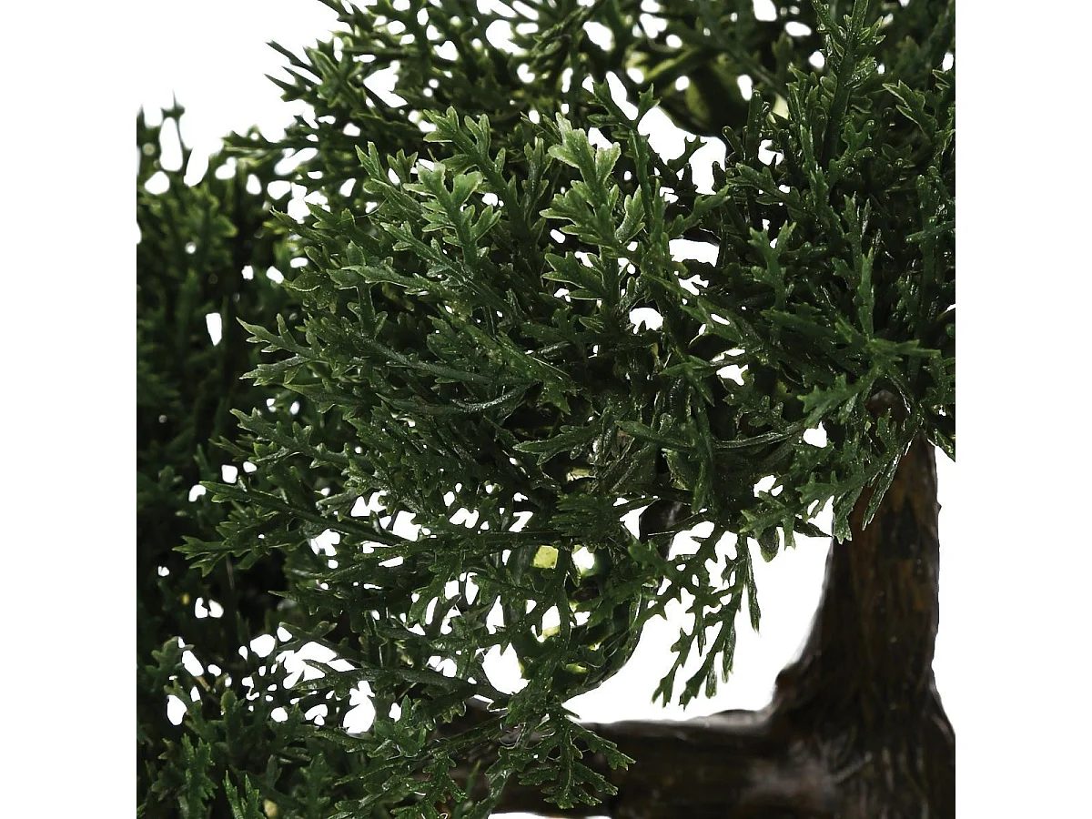 Bonsaï artificiel en pot en céramique H 34 cm