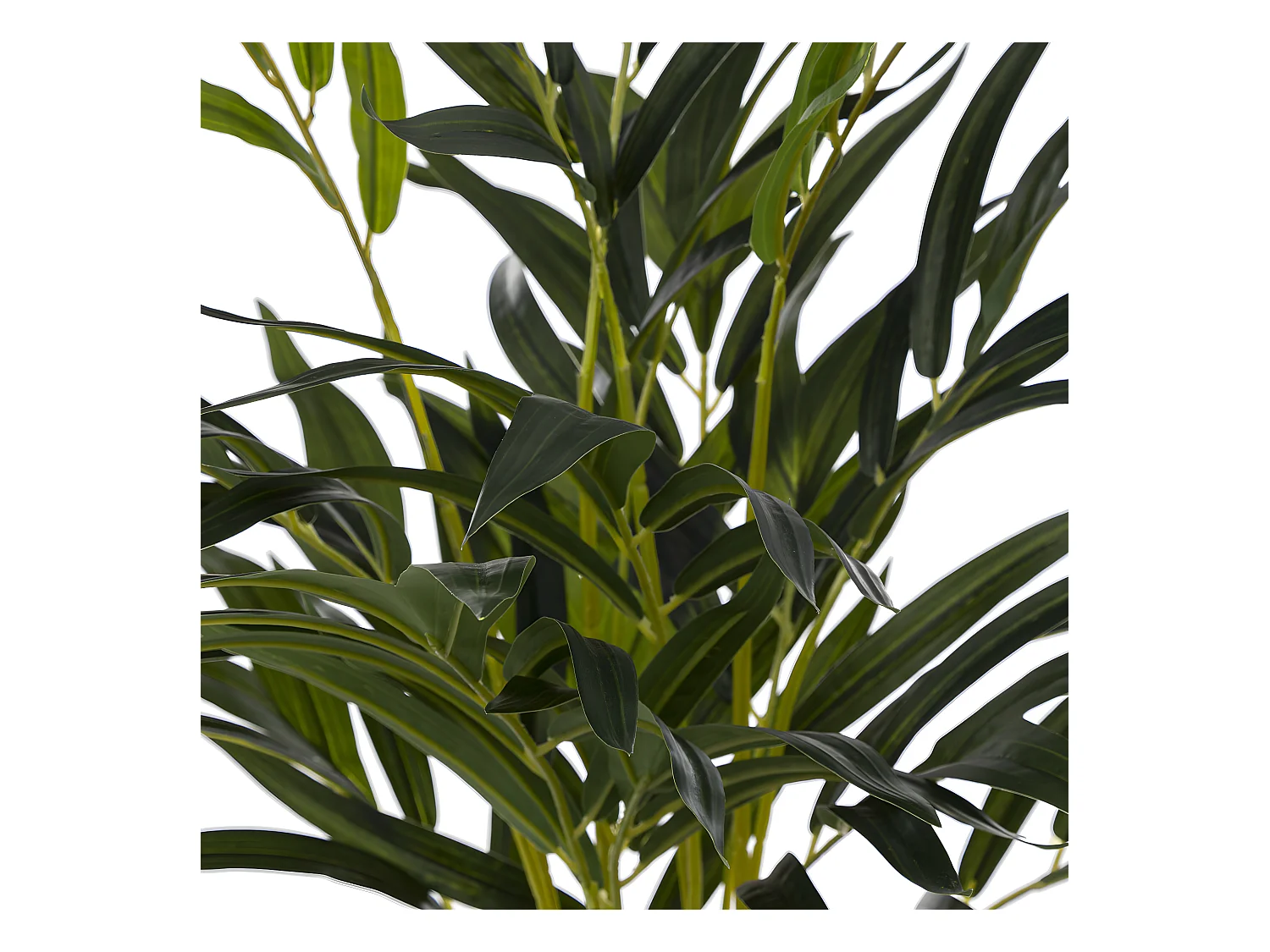 Plante artificielle Palmier dans Pot en Roseau H 80 cm