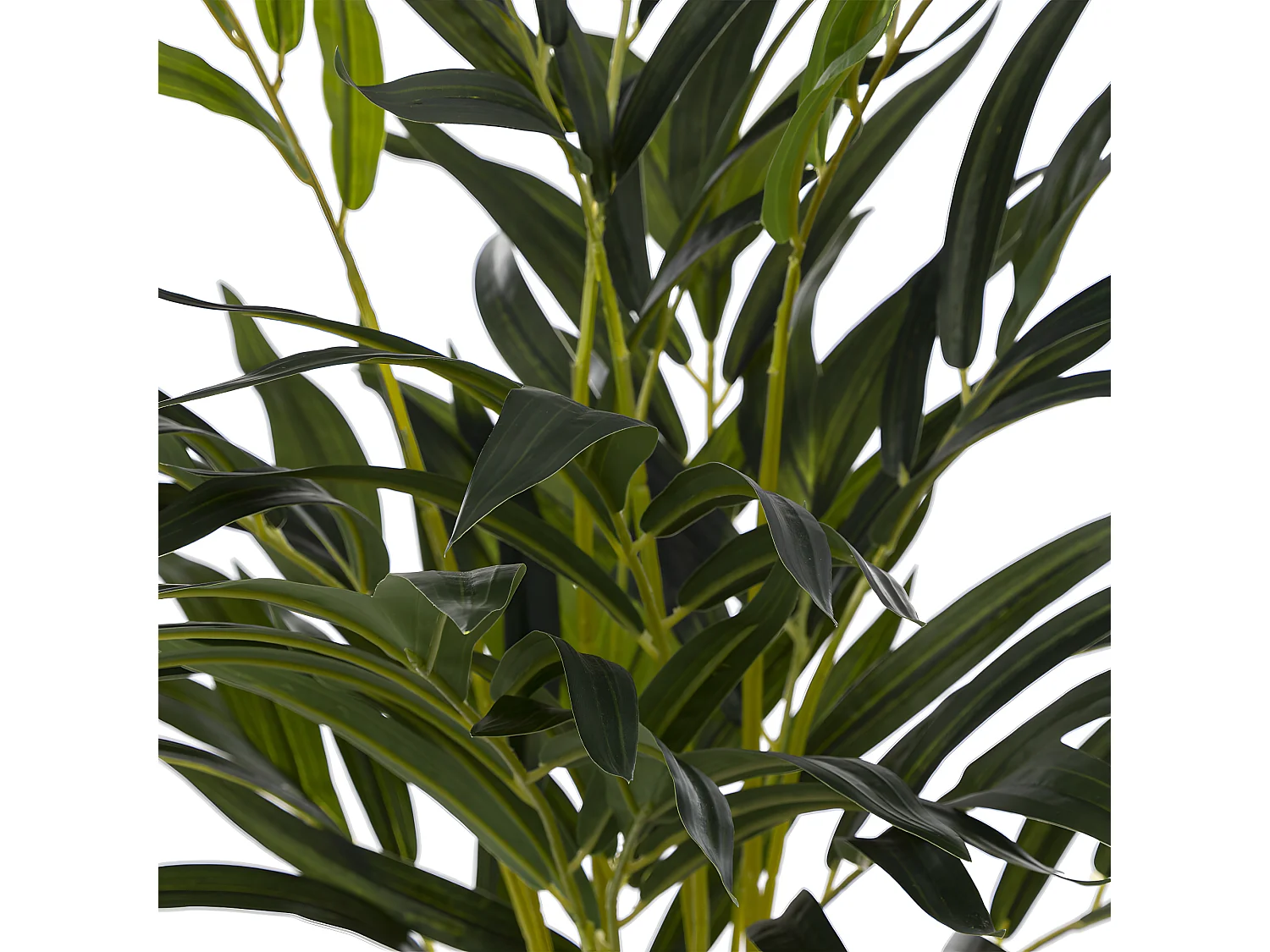 Plante artificielle Palmier dans Pot en Roseau H 80 cm