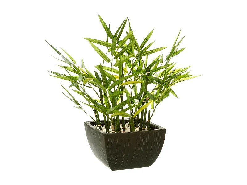 Plante artificielle Bambou en pot H 35 cm