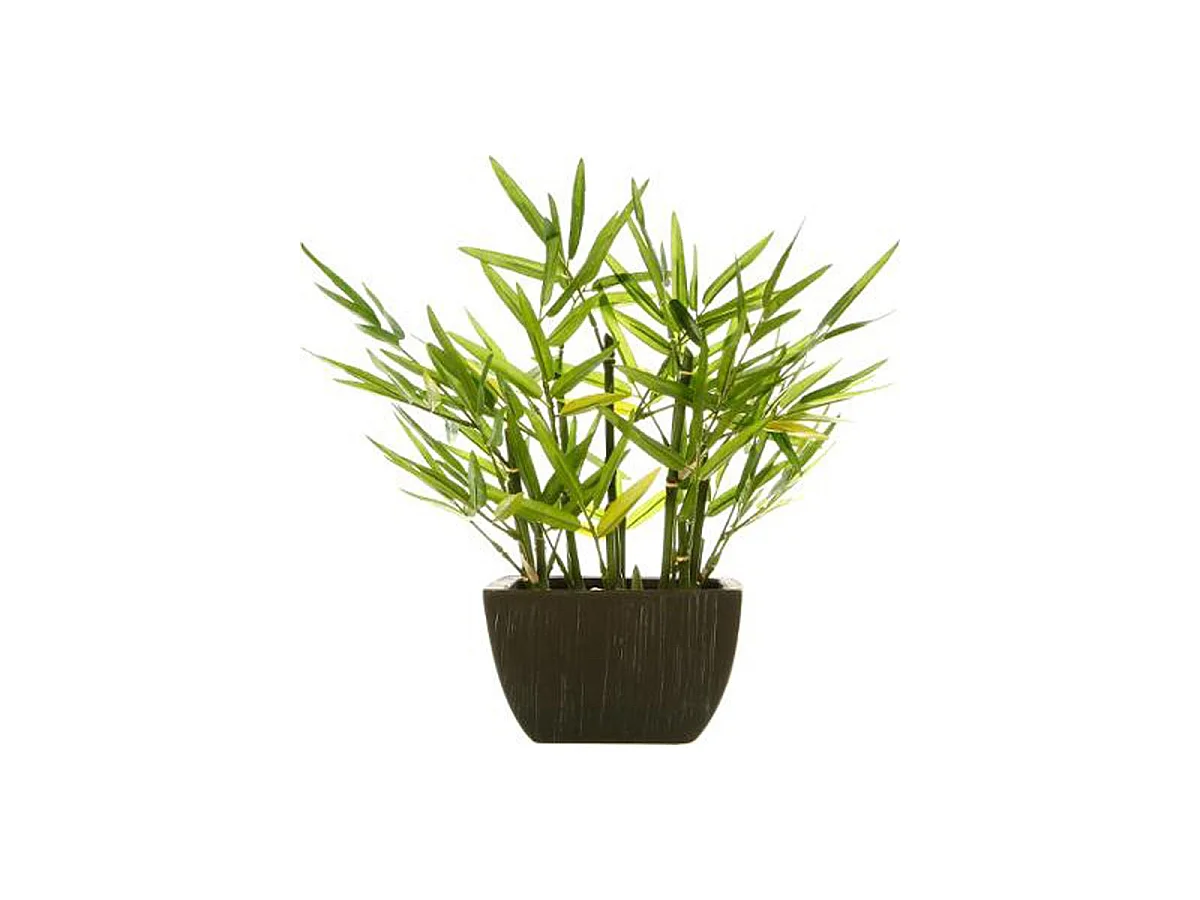 Plante artificielle Bambou en pot H 35 cm