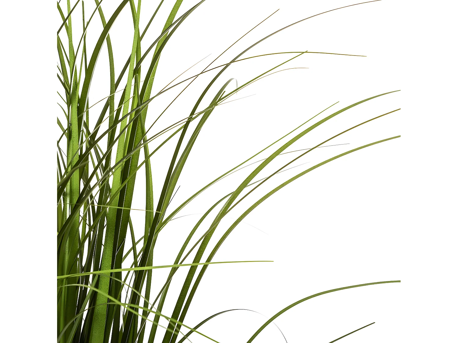 Plante artificielle Bouquet d'Herbes en pot H 50 cm