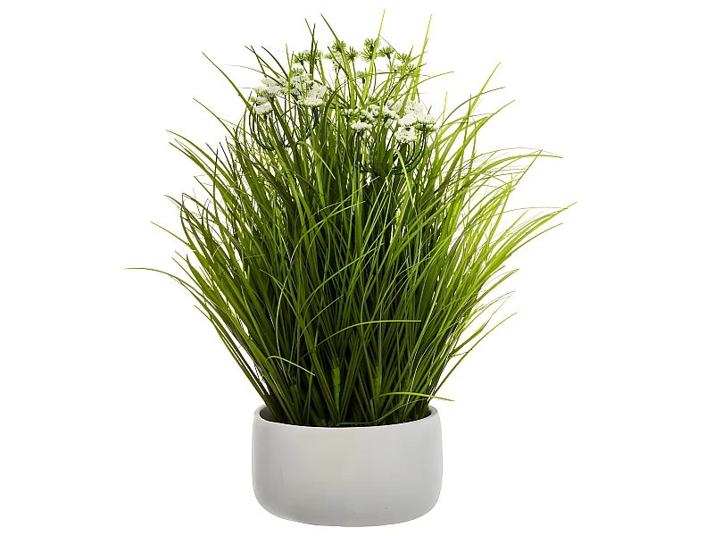 Plante artificielle Herbes Folles dans un pot H 50 cm