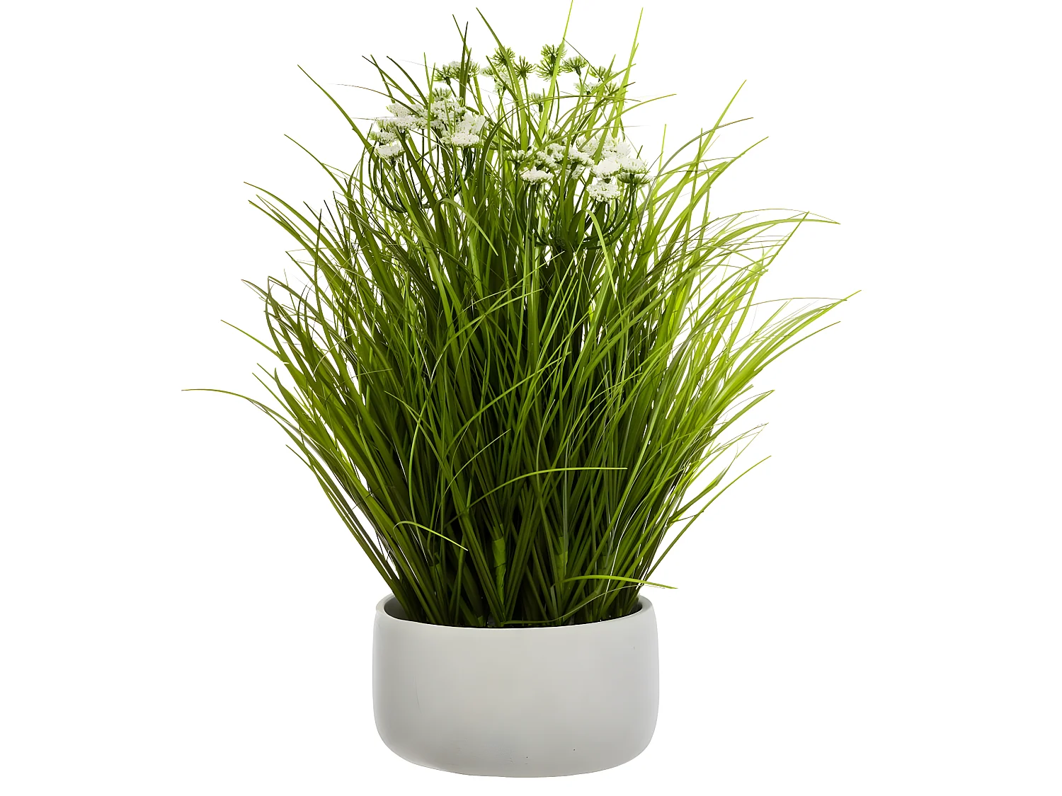 Plante artificielle Herbes Folles dans un pot H 50 cm