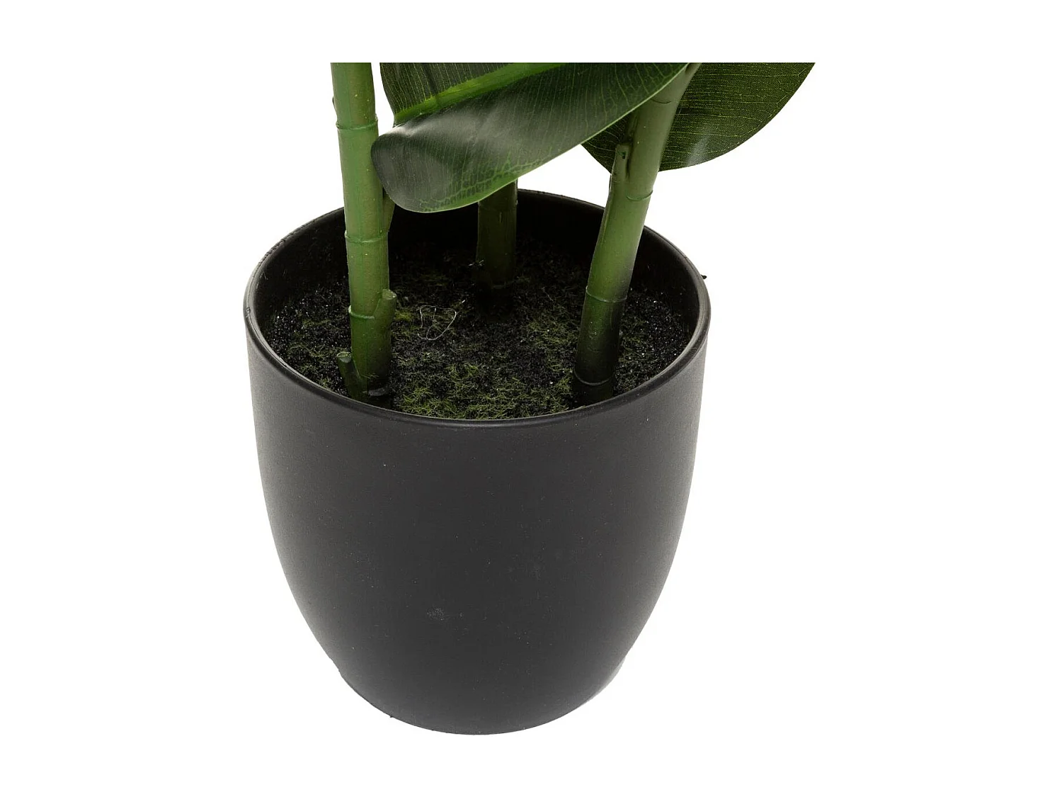 Plante artificielle Ficus Robusta en Pot H 120 cm