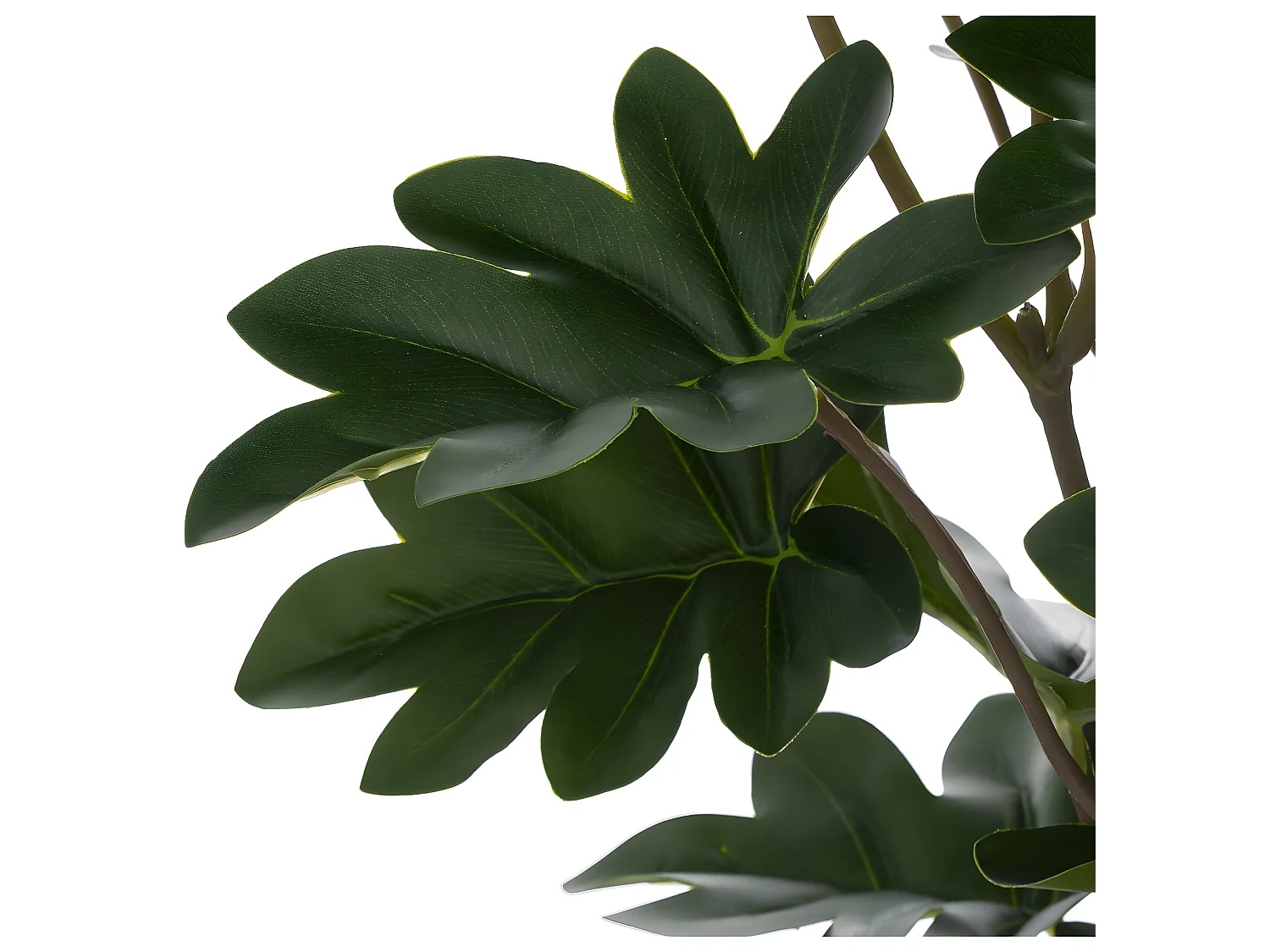Plante artificielle Philodendron dans Pot en Terre cuite D. 42 x H. 65 cm