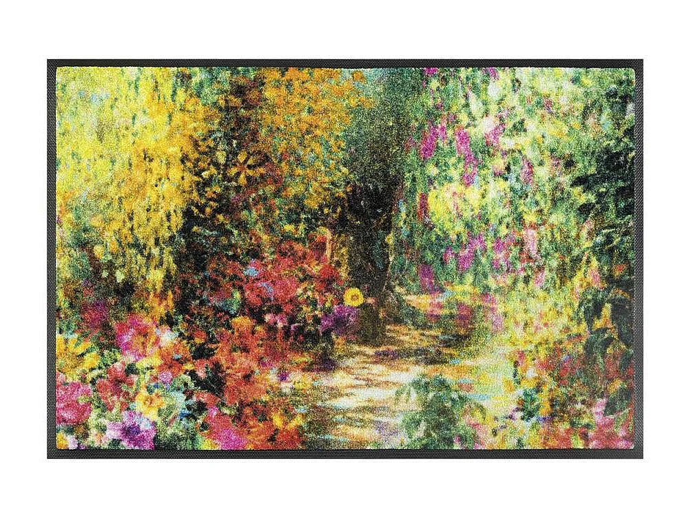 Paillasson 50x75 tissé motif abstrait PRAIVERA multicolore