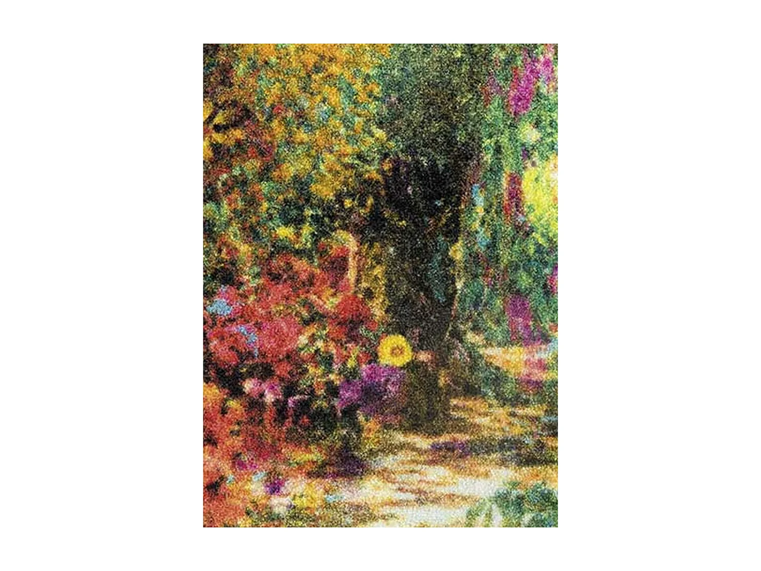 Paillasson 50x75 tissé motif abstrait PRAIVERA multicolore