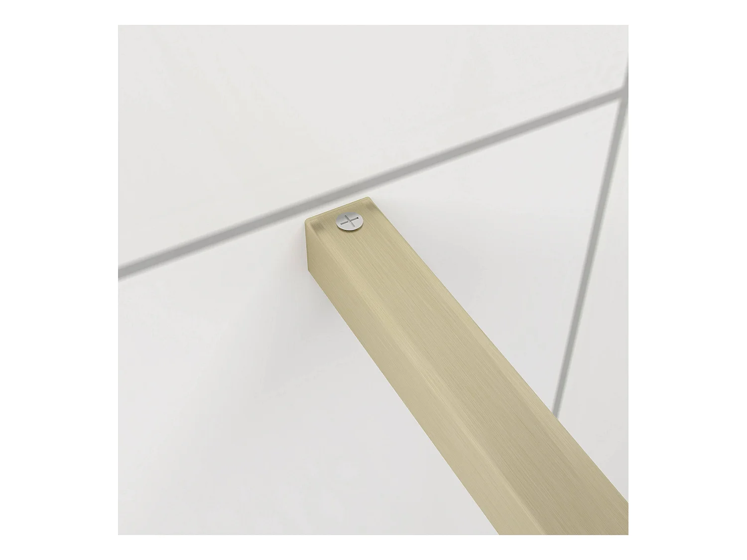 Inloopdouche-douchewand-walk in 10mm NANO EasyClean veiligheidsglas，100x200cm+F-vorm: 90 Stabilisatiestang,gouden profiel