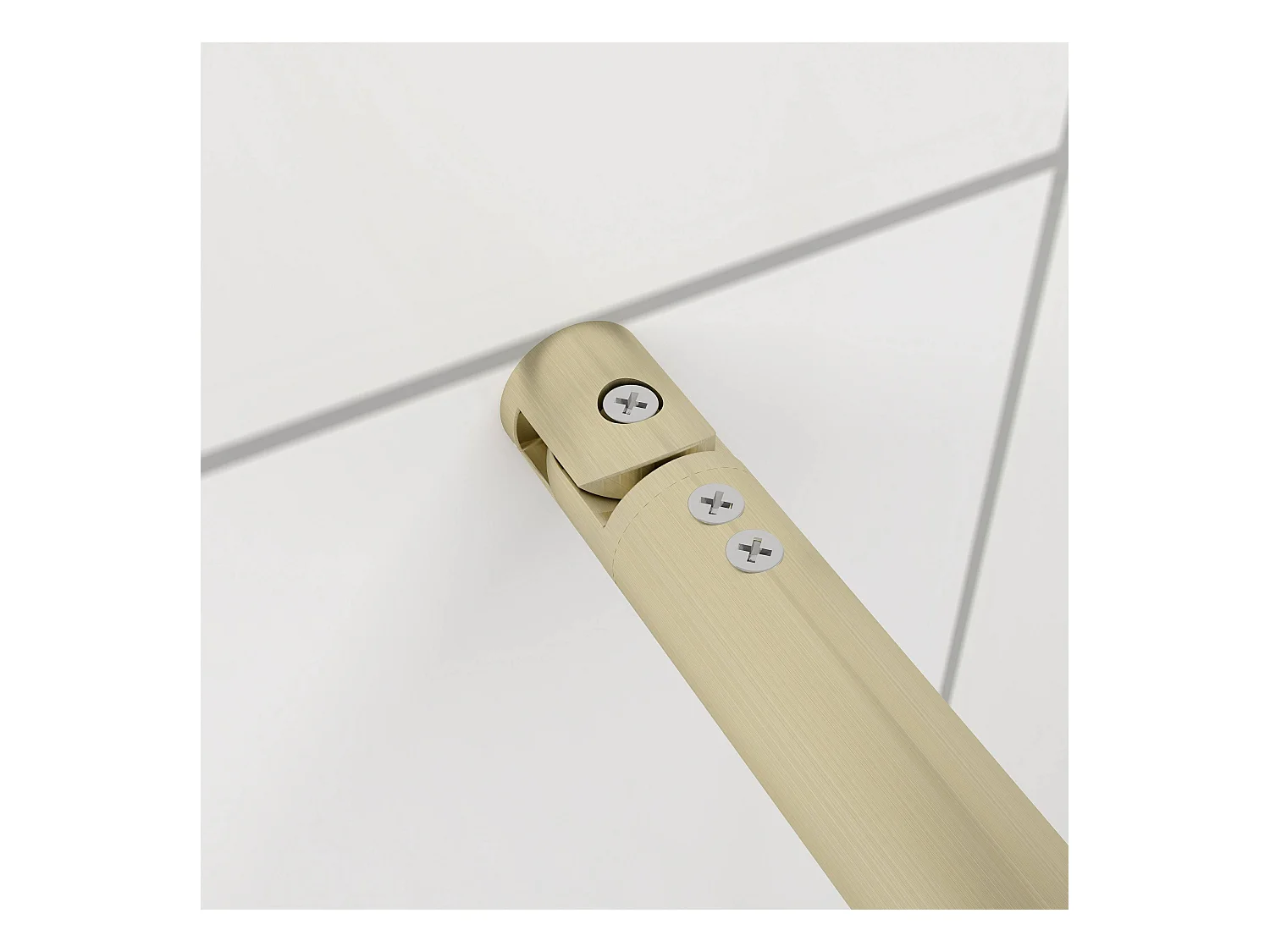 Inloopdouche-douchewand-walk in 8mm NANO EasyClean veiligheidsglas，140x200cm+70-120cm Stabilisatiestang,gouden profiel