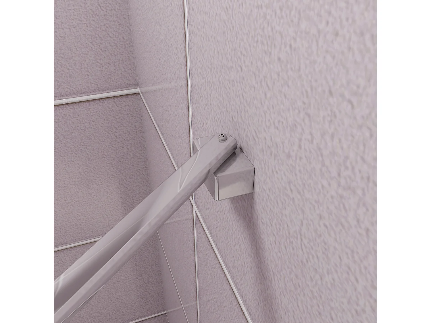 Inloopdouche-douchewand-walk in 70x200 cm,8mm midden wit gematteerd gehard glas met explosieveilige folie+45cm Stabilisatiestang,glanzend chroom profiel