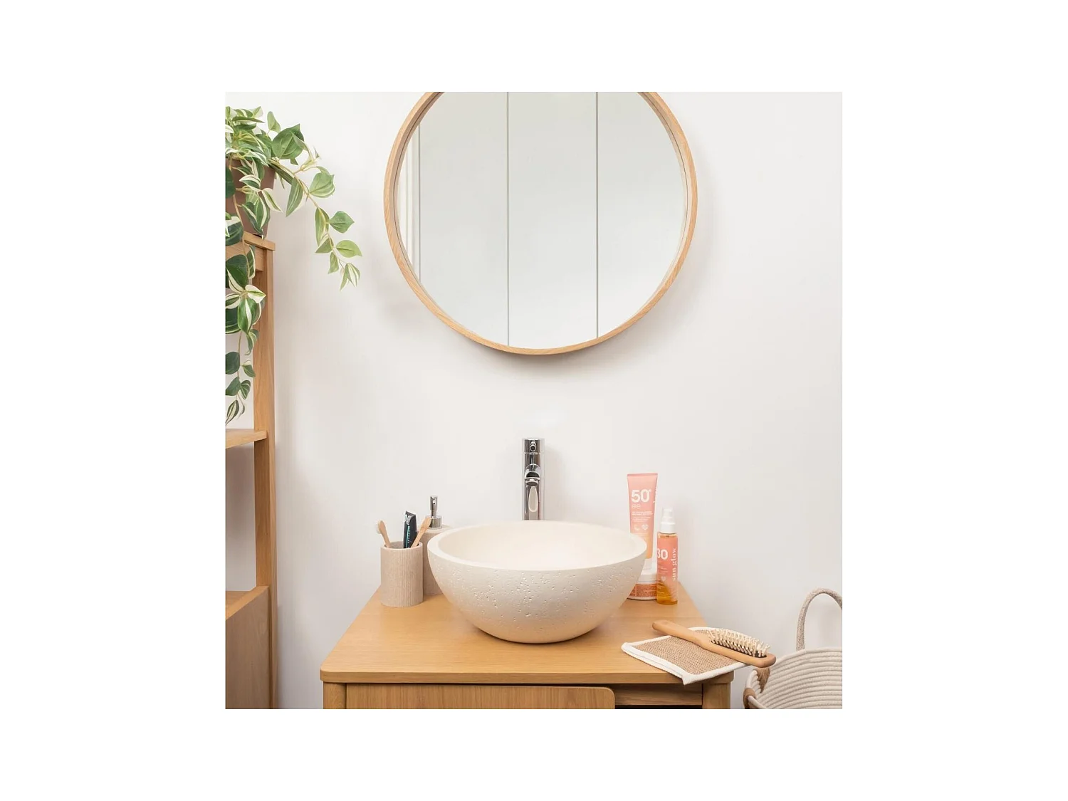 Aufsatzwaschbecken FLORE 36,2x36,2cm