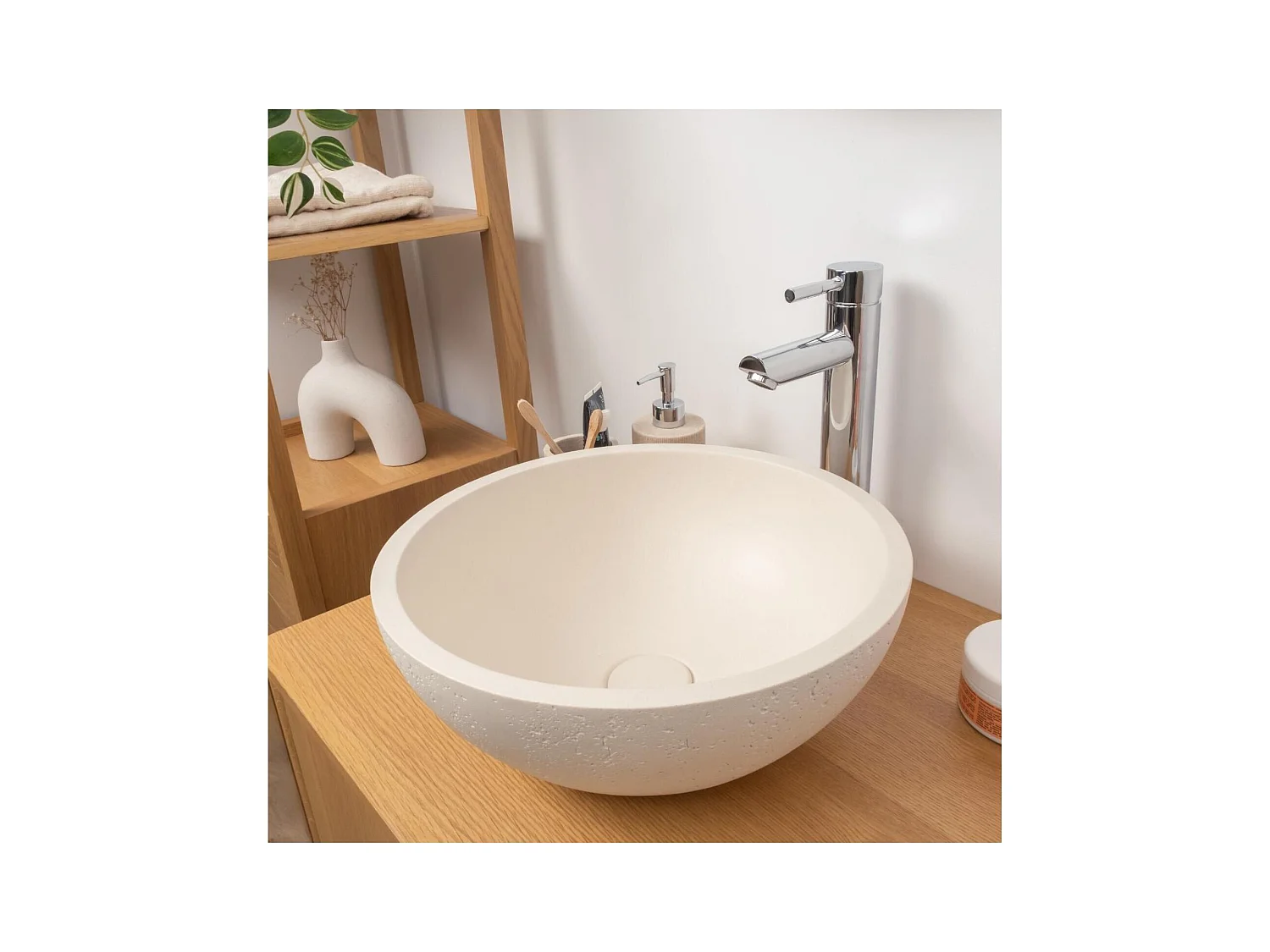 Aufsatzwaschbecken FLORE 36,2x36,2cm