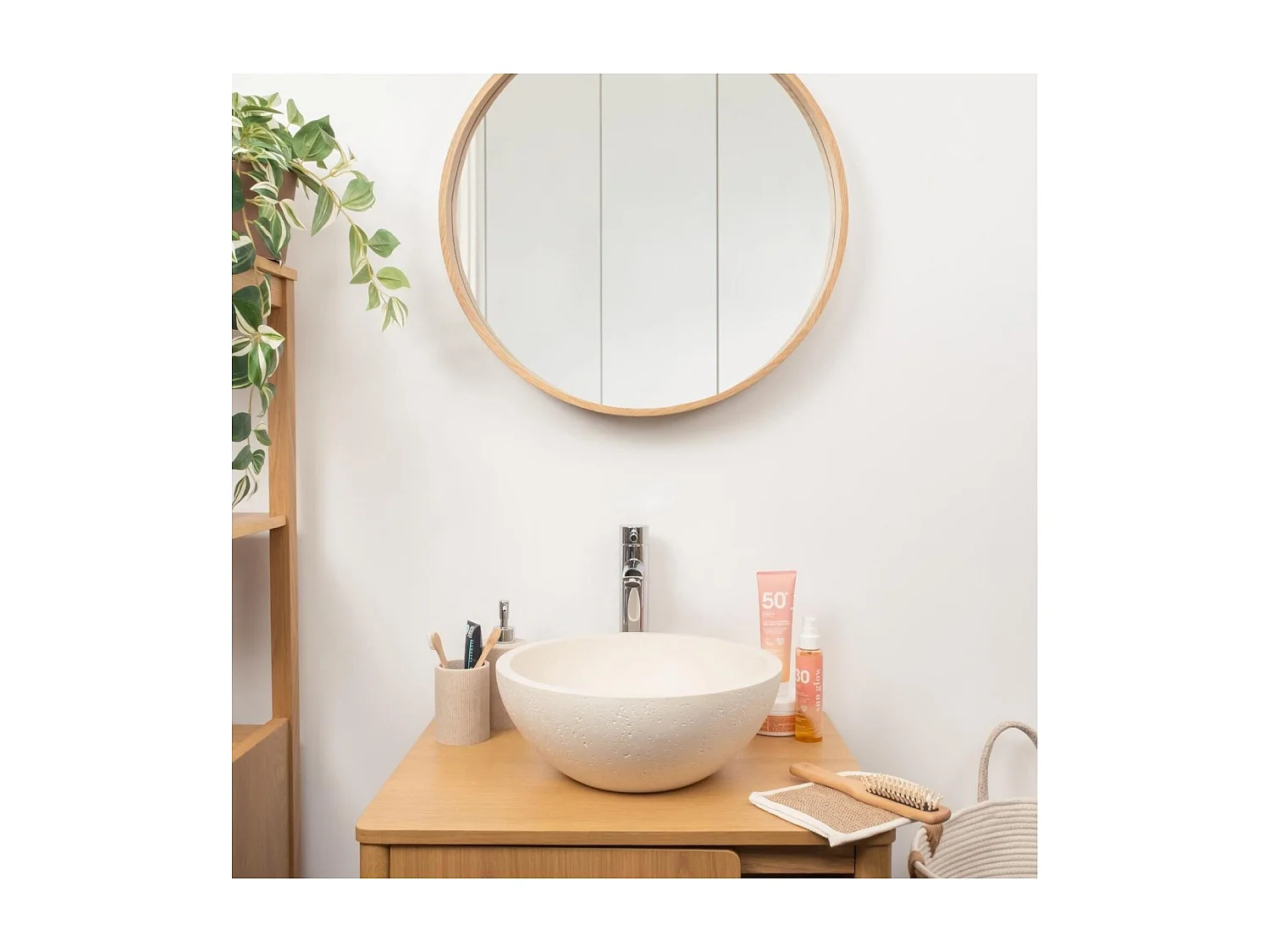 Lavabo da appoggio FLORE 36,2x36,2cm