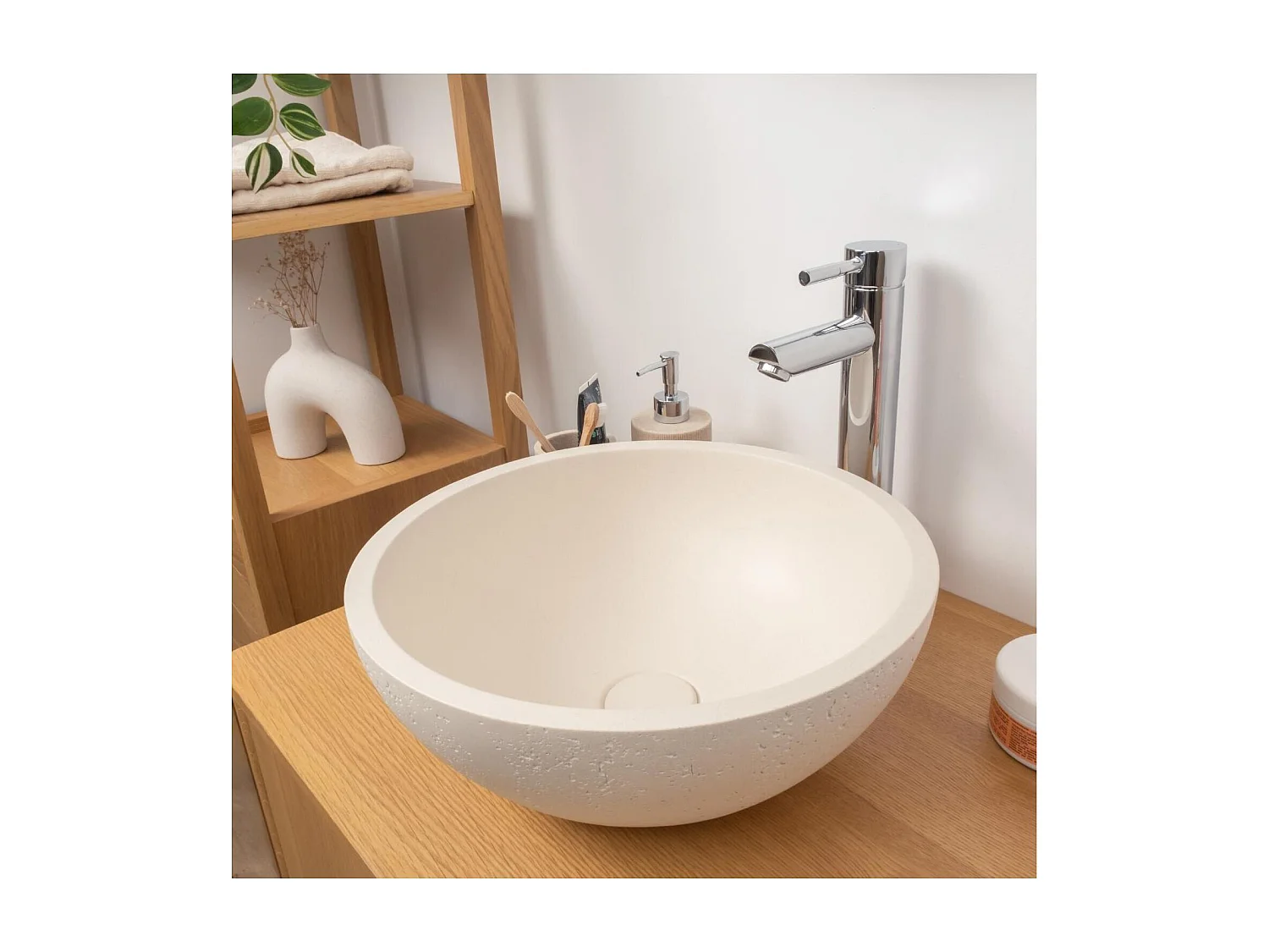 Lavabo da appoggio FLORE 36,2x36,2cm