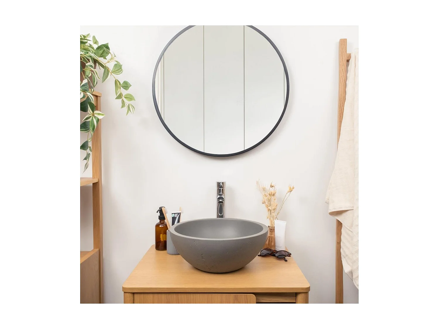 Aufsatzwaschbecken FLORE 36,2x36,2cm