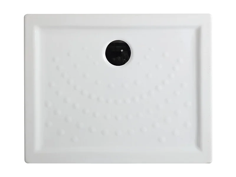 Piatto doccia rettangolare "Matera" in ceramica antiscivolo con bordi rialzati cm 70x100h