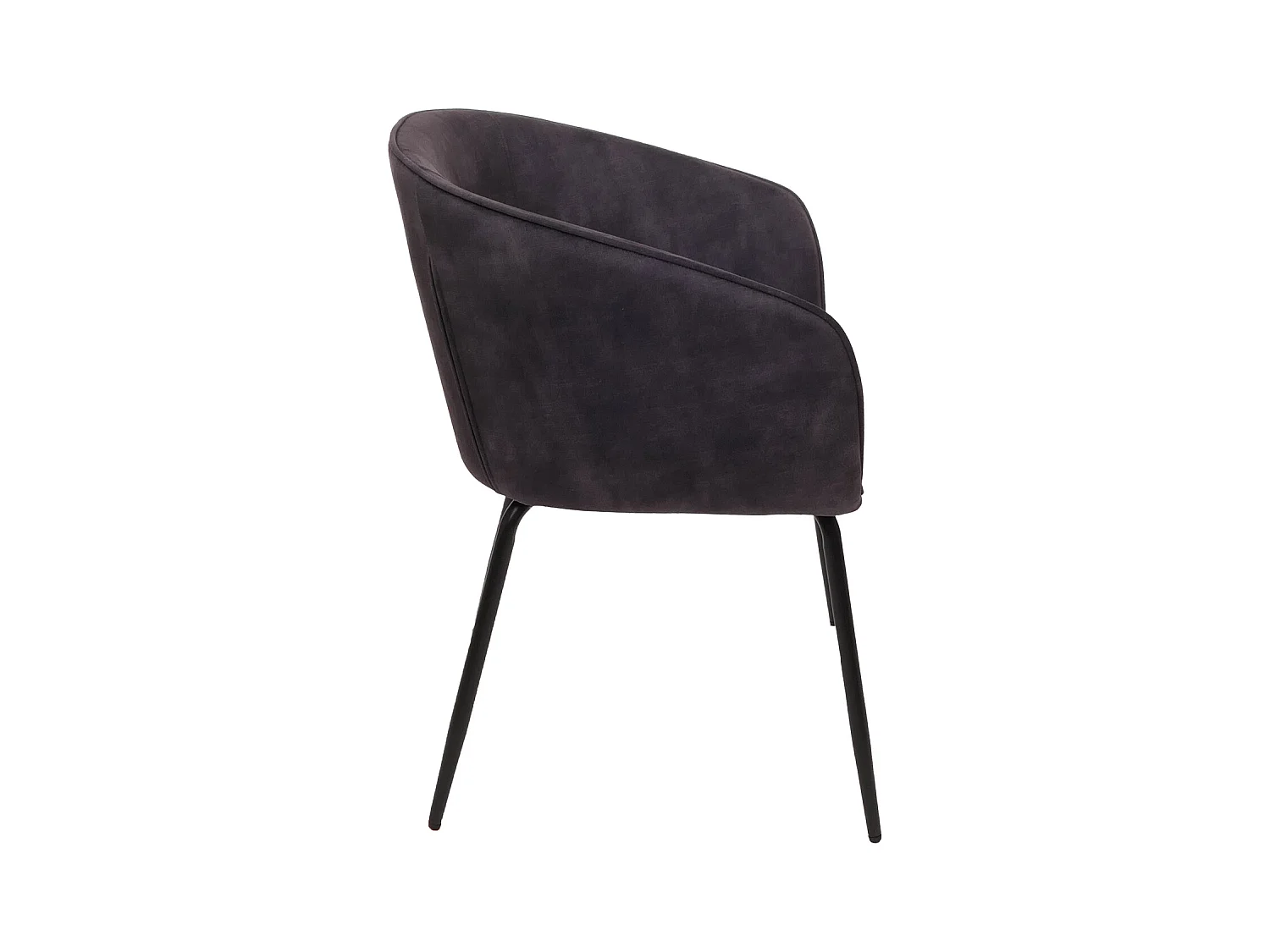 Chaise de salle à manger MCW-O28 (lot de 6),  gris foncé