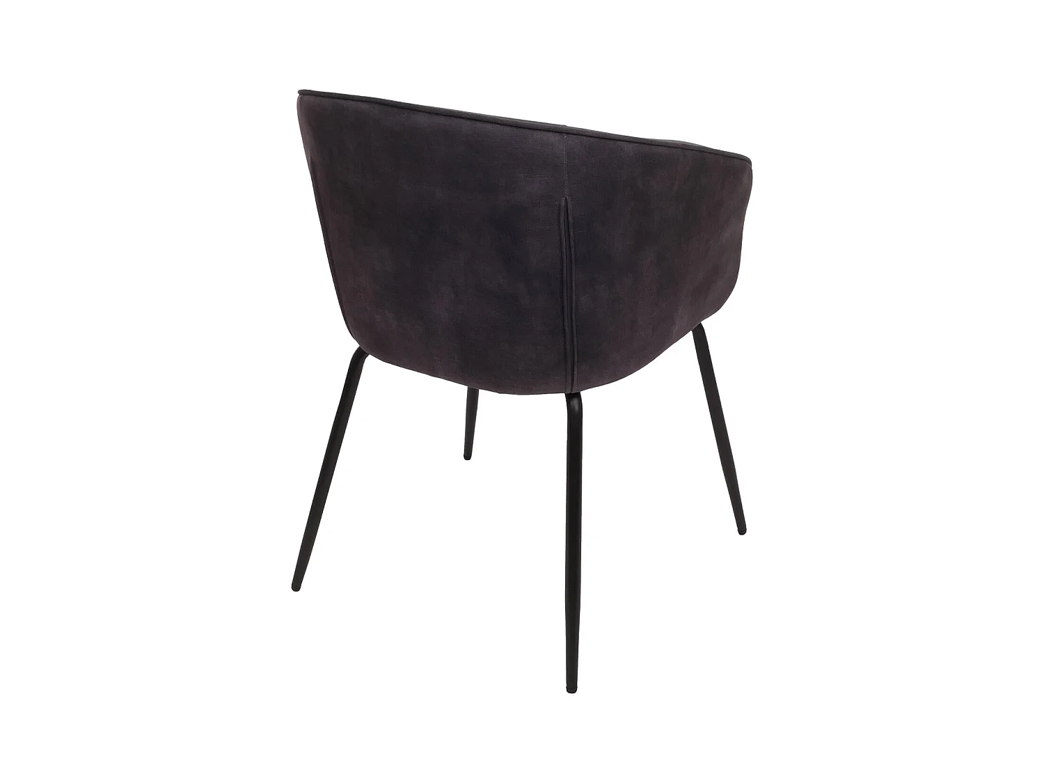 Chaise de salle à manger MCW-O28 (lot de 6),  gris foncé