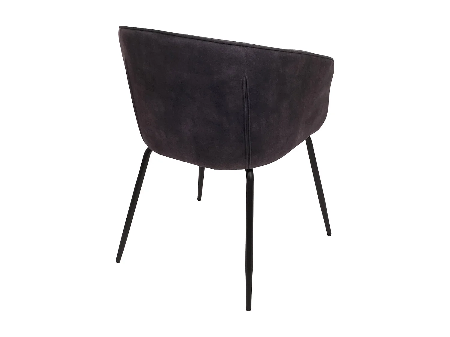 Chaise de salle à manger MCW-O28 (lot de 6),  gris foncé