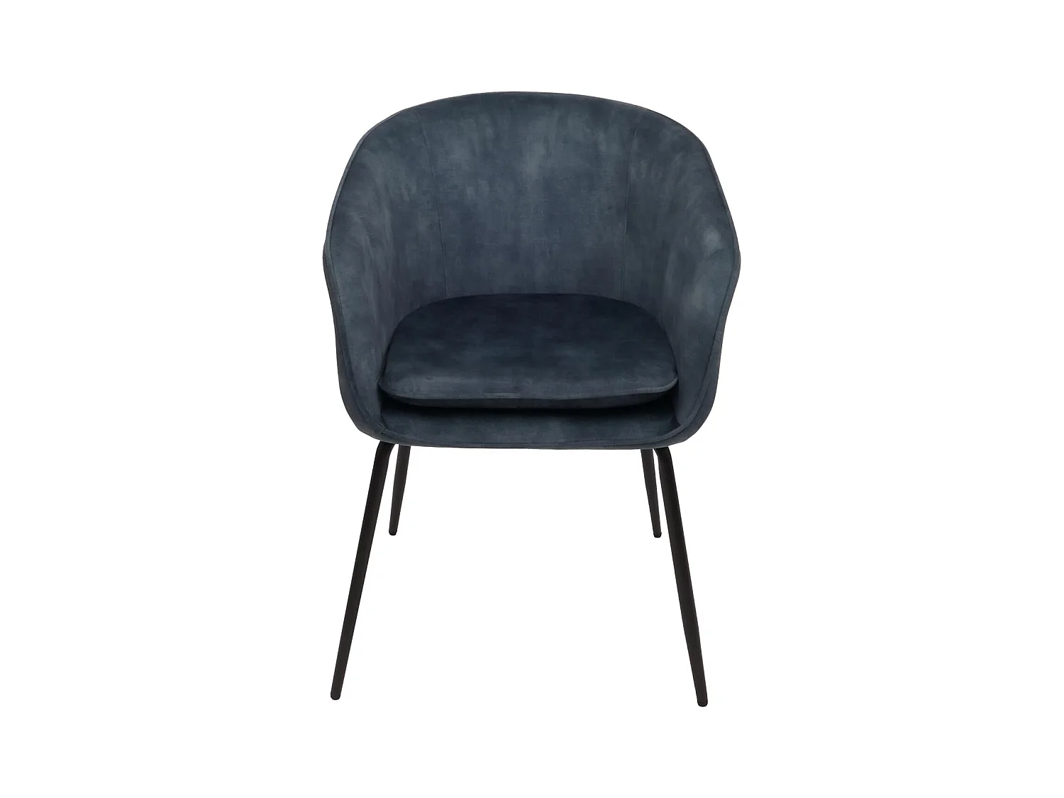 Silla de comedor MCW-O28 (juego de 6),  azul