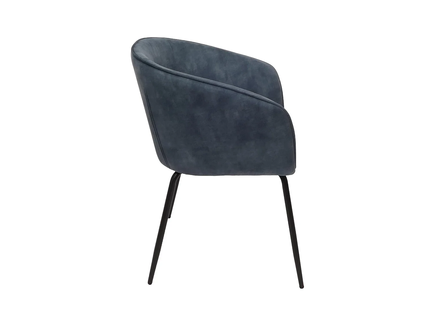 Silla de comedor MCW-O28 (juego de 6),  azul