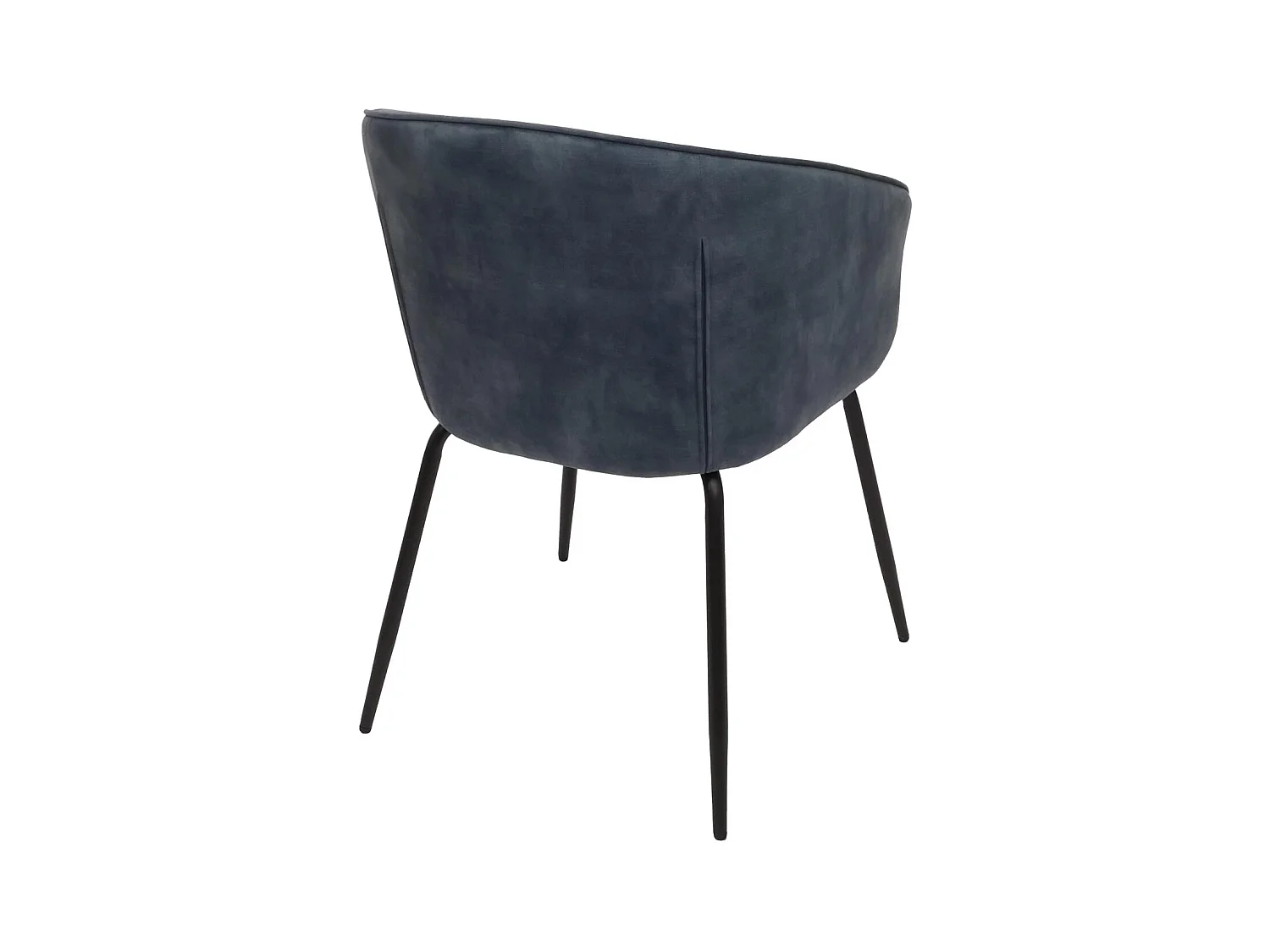 Silla de comedor MCW-O28 (juego de 6),  azul