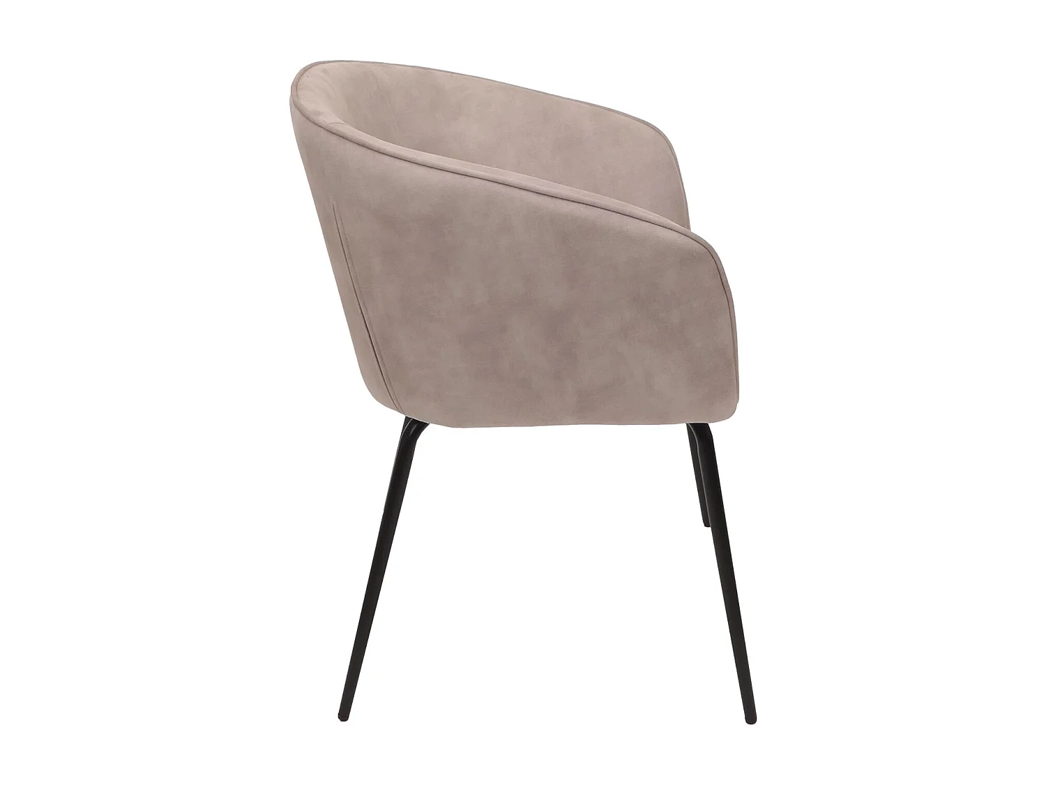 Chaise de salle à manger MCW-O28 (lot de 6),  taupe