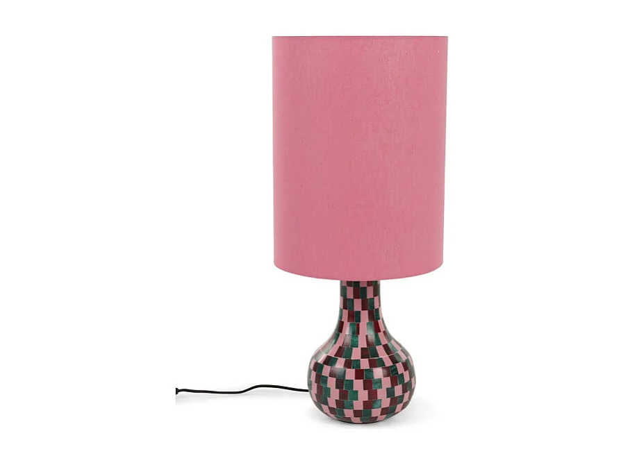 Lampe à poser damier, Don't be afraid