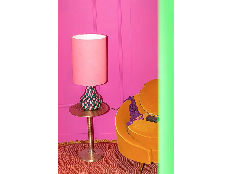 Lampe à poser damier, Don't be afraid