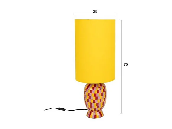 Lampe à poser damier, Don't be afraid