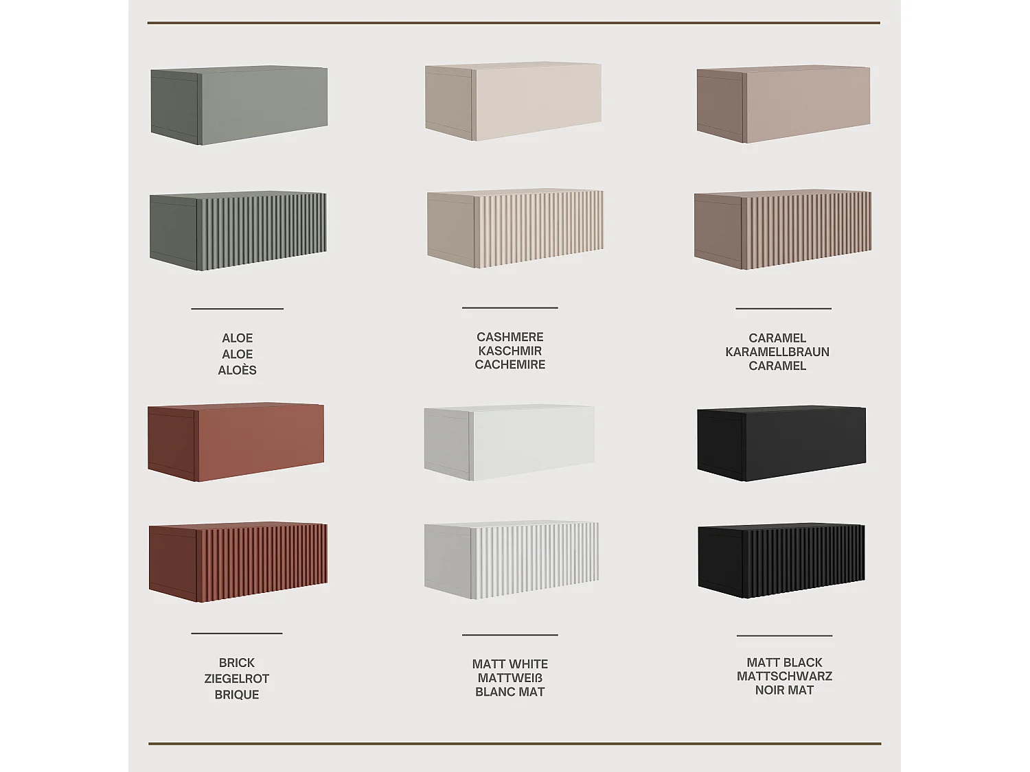 Table de chevet suspendue avec tiroir, façade lisse, Couleur : blanc, 40 x 20 x 16 cm