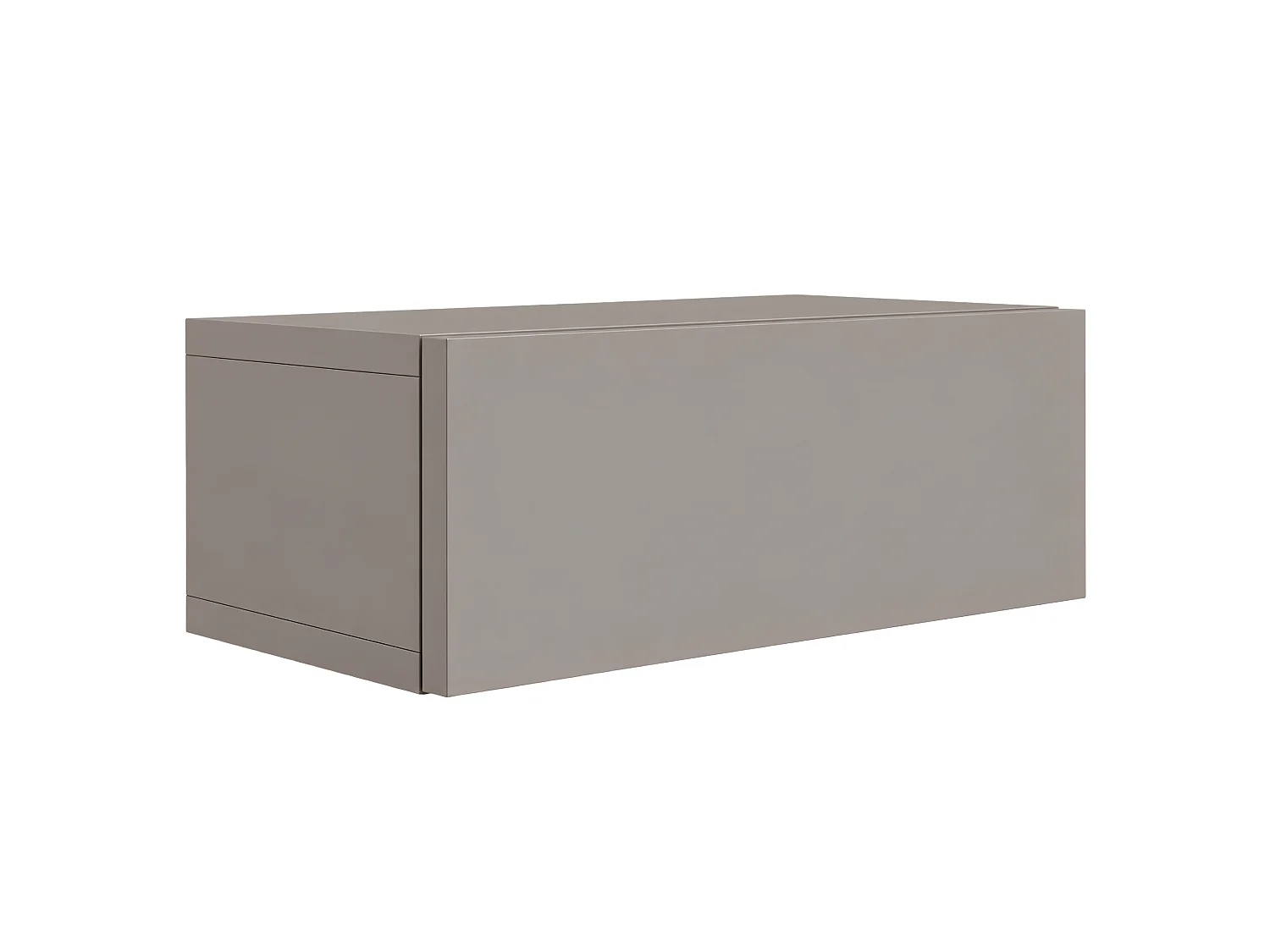 Natbord, taupe, 40 x 21,6 x 16 cm